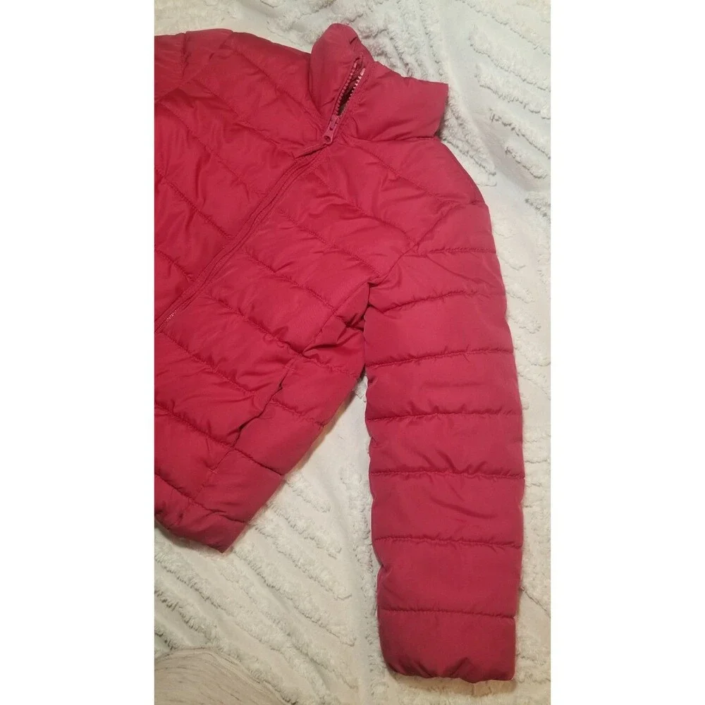 The Children's Place Girls' Puffer Jacket Snow Winter Pink Coat Small ( 5 / 6 )
